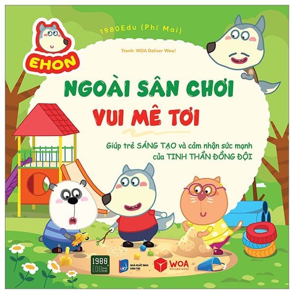 Wolfoo Ehon - Ngoài Sân Chơi Vui Mê Tơi 