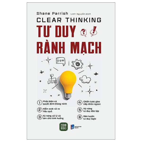 Bộ 3 cuốn sách Tư duy rành mạch Tư duy 0 giây Tư duy logic