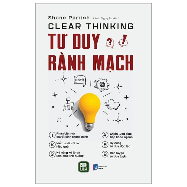 Bộ 3 cuốn sách Tư duy rành mạch Tư duy 0 giây Tư duy logic