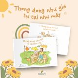  Sách Tô màu: Thong Dong Như Gió - Tự Tại Như Mây 