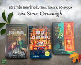  Combo sách STEVE CAVANAGH - Nạn nhân số 13 + Bút ký kẻ sát nhân + Bản di chúc đoạt mạng 
