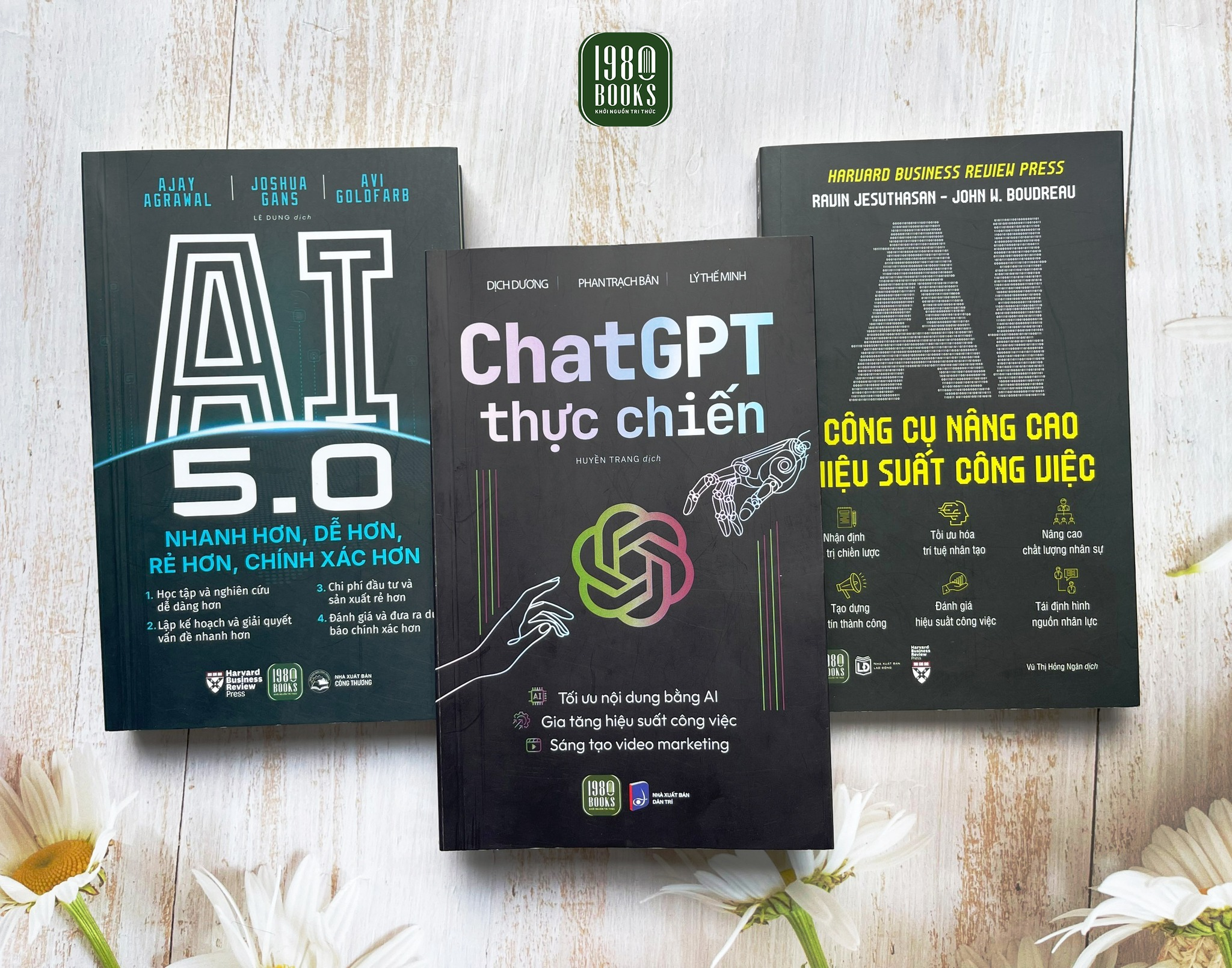  Combo 3 cuốn Kỹ năng sử dụng AI 