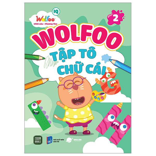  Sách Wolfoo IQ - Wolfoo Tập Tô Chữ Cái - Tập 2 