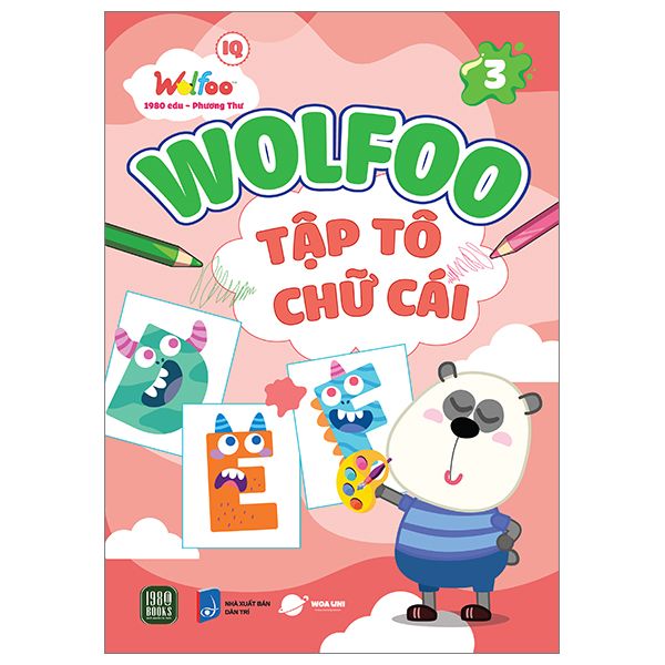  Sách Wolfoo IQ - Wolfoo Tập Tô Chữ Cái - Tập 3 