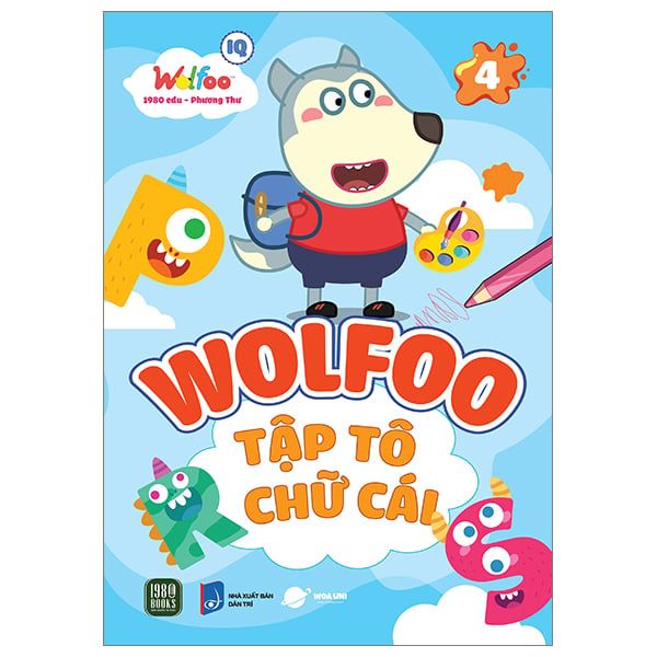  Sách Wolfoo IQ - Wolfoo Tập Tô Chữ Cái - Tập 4 