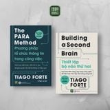  Combo 2 cuốn THE PARA METHOD và BUILDING A SECOND BRAIN (TIAGO FORTE) 