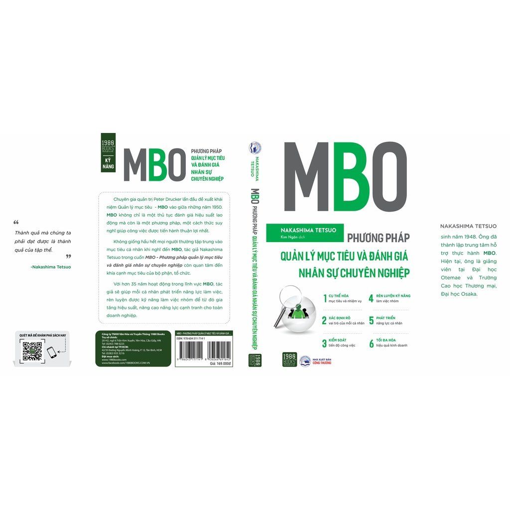  Sách - MBO Phương pháp quản lý mục tiêu và đánh giá nhân sự chuyên nghiệp - 1980Books 