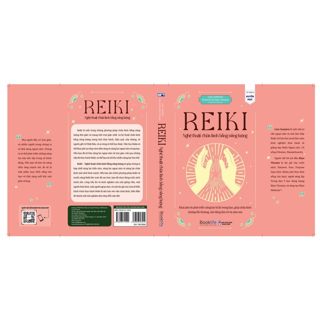 Sách - Reiki - Nghệ thuật chữa lành bằng năng lượng - 1980books 