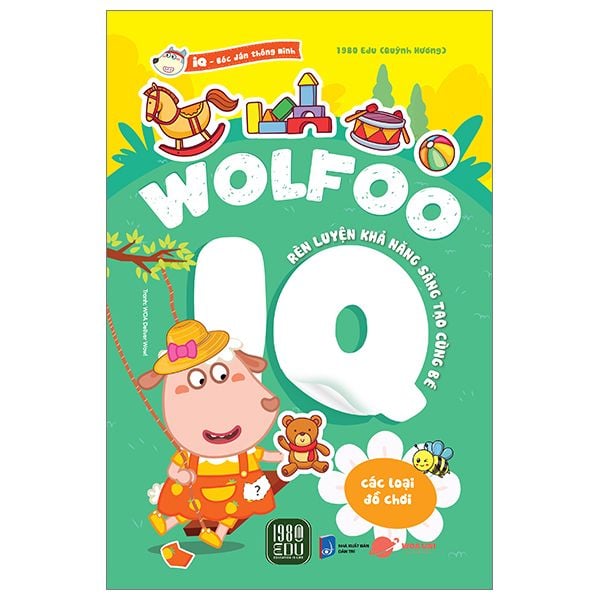  Sách Bóc Dán Thông Minh - Wolfoo IQ Rèn Luyện Khả Năng Sáng Tạo Cùng Bé - Các Loại Đồ Chơi 