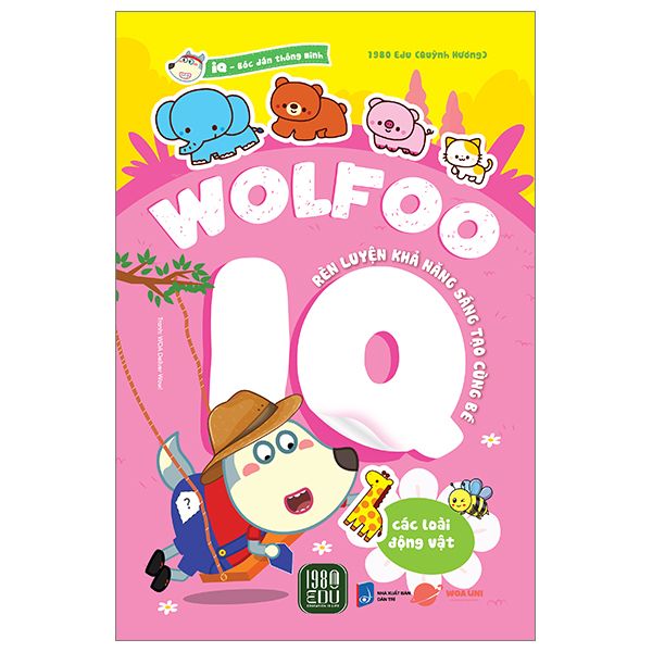  Sách Bóc Dán Thông Minh - Wolfoo IQ Rèn Luyện Khả Năng Sáng Tạo Cùng Bé - Các Loài Động Vật 