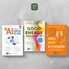  Combo 3 cuốn sách Năng lượng tốt + Não ruột và vi khuẩn + AI trong chăm sóc sức khỏe 