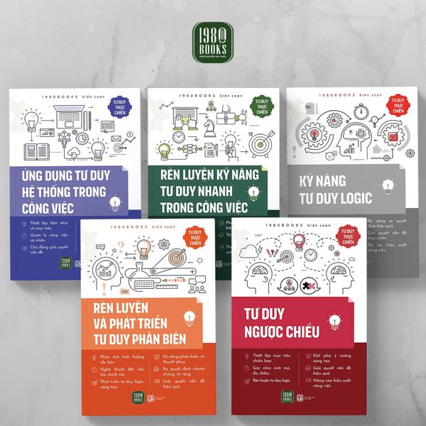 Bộ 5 cuốn sách KỸ NĂNG TƯ DUY THỰC CHIẾN