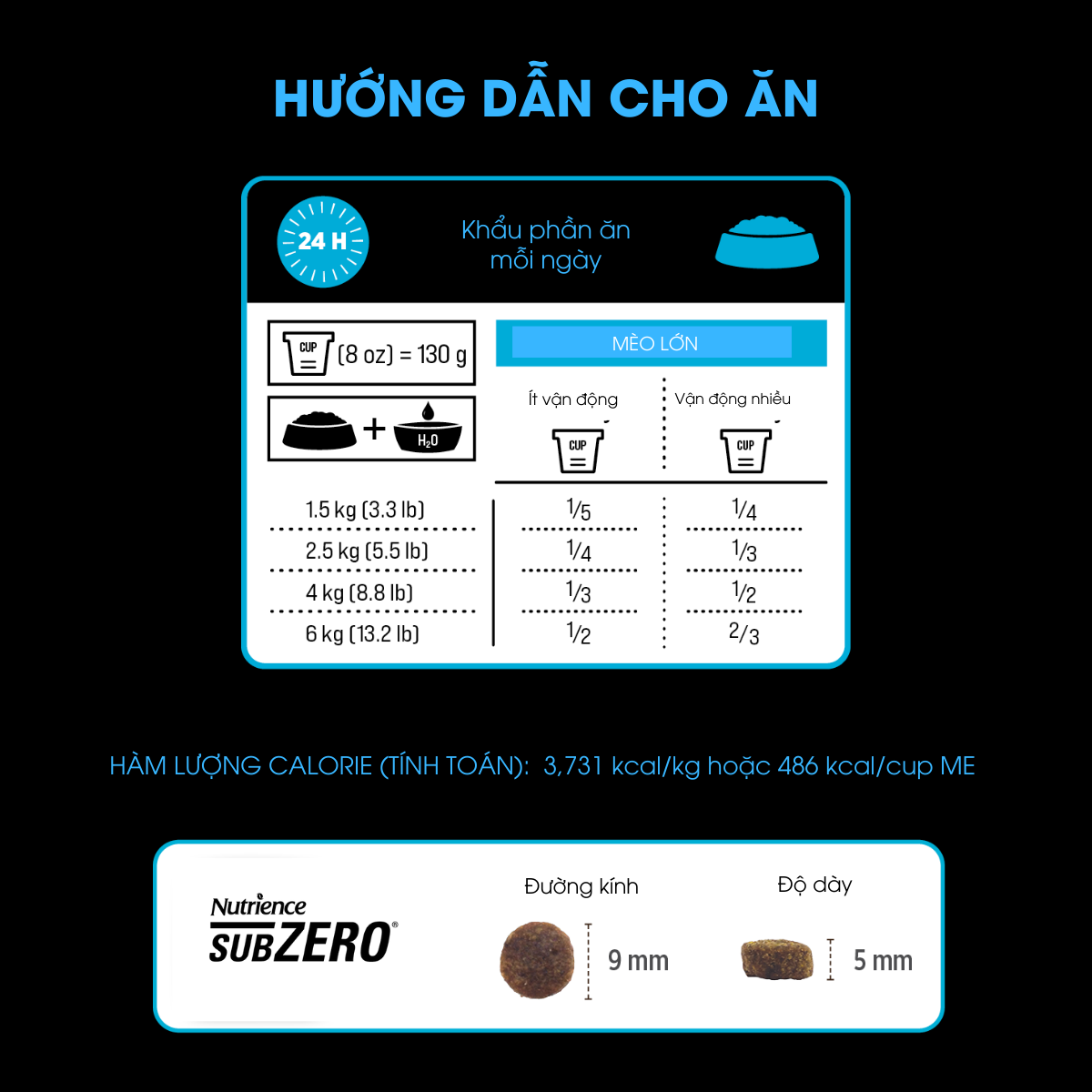  NT Subzero cho Mèo - Cá biển cao cấp và rau củ quả tự nhiên (Cho mọi giống mèo ở mọi lứa tuổi) - NEW LOOK 