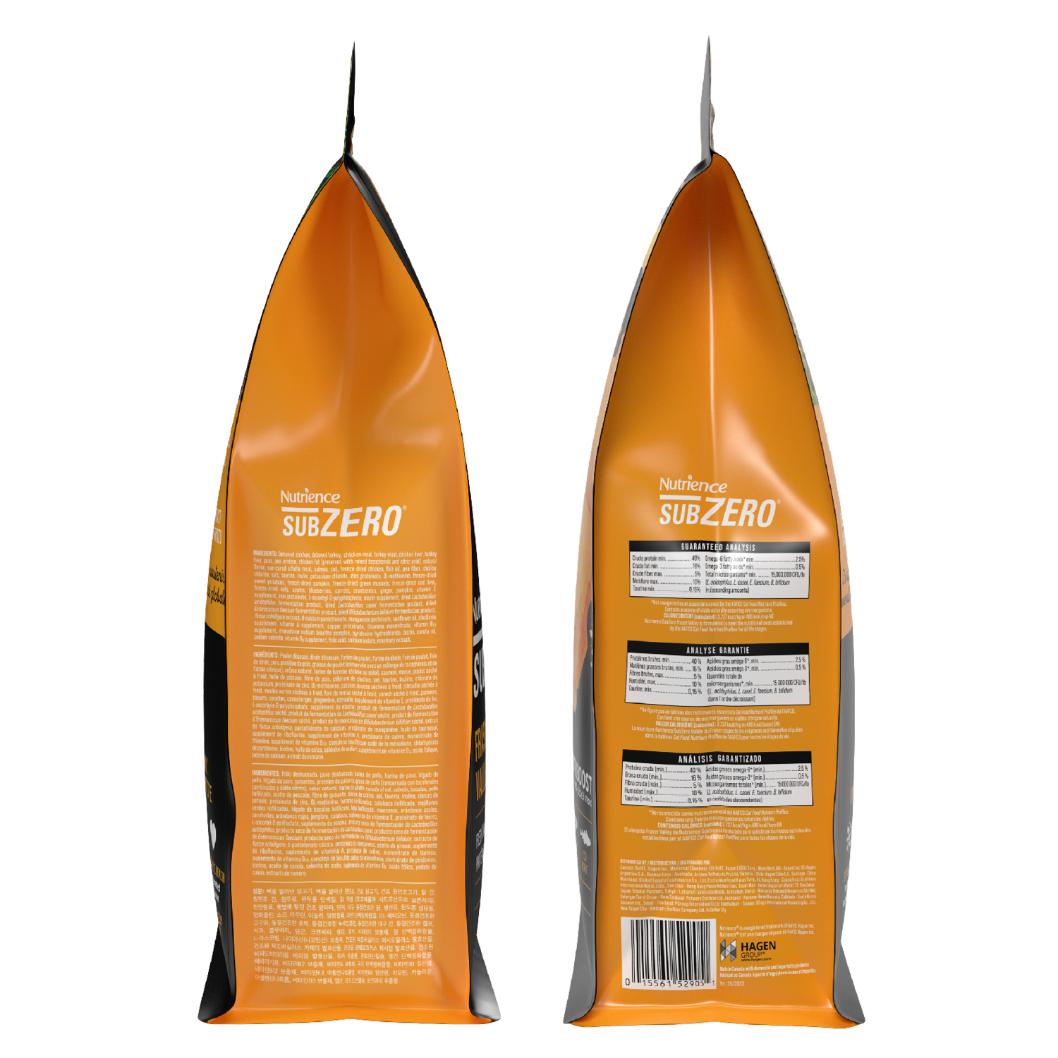  NT Subzero cho Mèo - Gà tây, cá hồi, cá trích, cá tuyết và rau củ quả tự nhiên (Cho mọi giống mèo ở mọi lứa tuổi) 