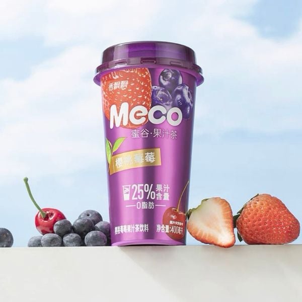 Trà Trái Cây Meco Vị Anh Đào Dâu Việt Quất 400ml