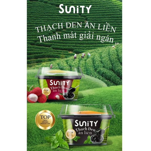 Thạch đen ăn liền SUNITY thanh mát giải ngán 166g