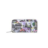 Ví Nữ Dài/Continental Zip Wallet - London West End Small