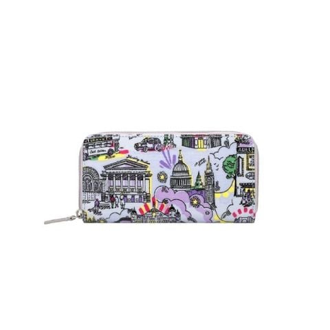 Ví Nữ Dài/Continental Zip Wallet - London West End Small
