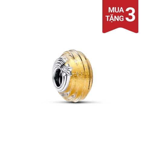 Charm Pandora Moments Murano Sao Băng Vàng