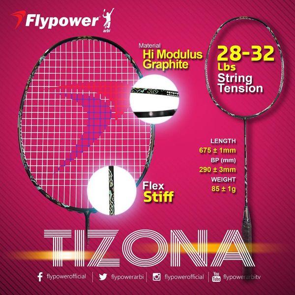 FLYPOWER TIZONA（インドネシア産バドミントンラケット） – Flypower