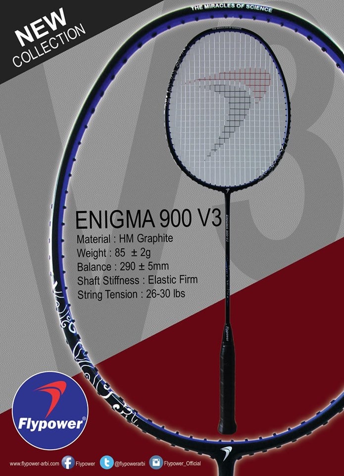 Vợt cầu lông Flypower Enigma 900 V3 – flypowervietnam