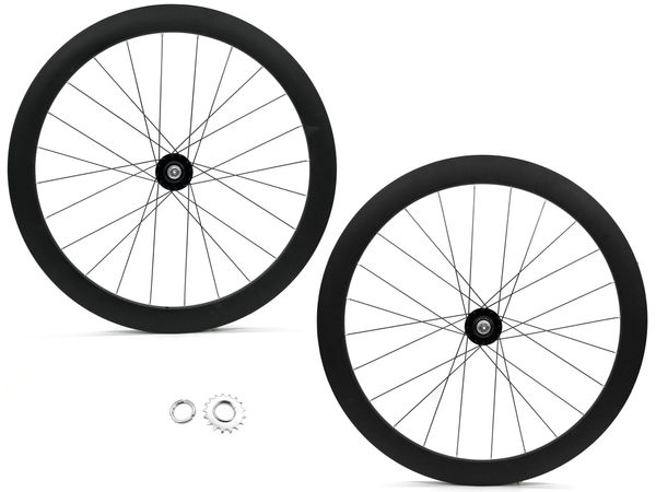 BÁNH FIXED GEAR - LEGEND 5CM - CARBON - 24 CĂM (CẶP)