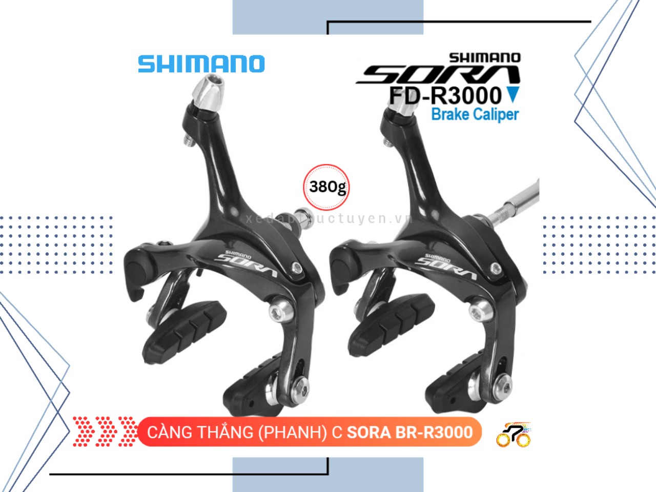 THẮNG CÀNG XE ĐẠP - ROAD - SHIMANO SORA BR R3000 - (TRƯỚC, SAU)