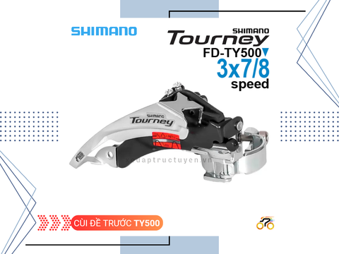 CÙI ĐỀ TRƯỚC SHIMANO TOURNEY TY500 (3 TỐC ĐỘ)