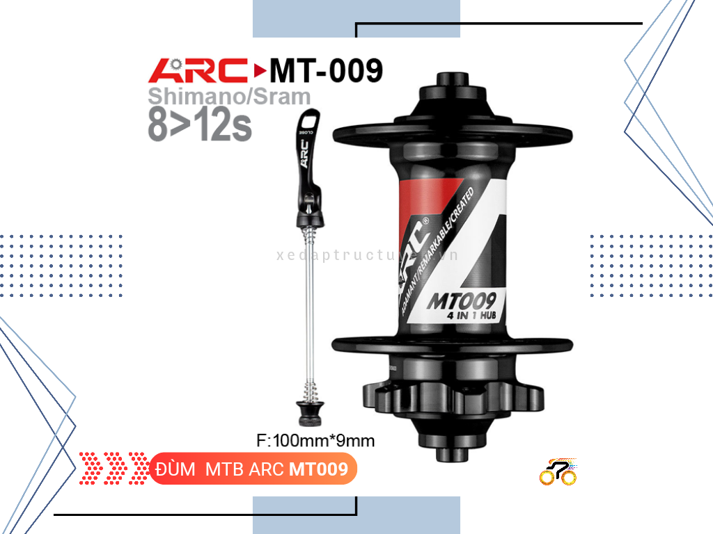 ĐÙM XE ĐẠP - HUB ARC MT009 - MTB - CỐI HG - BẠC ĐẠN - THẮNG ĐĨA - 32L ...