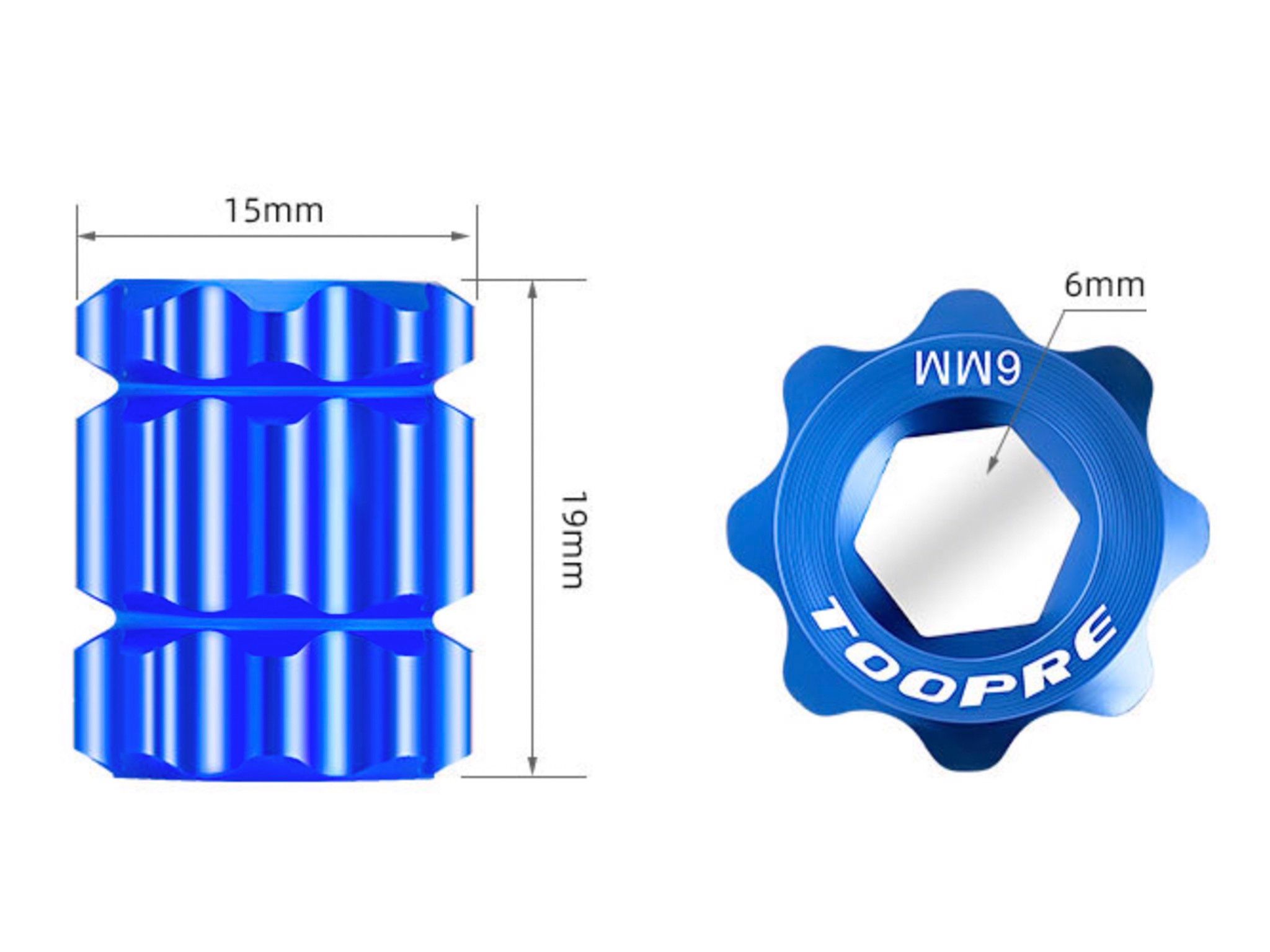 CẢO ỐC TRỤC RỖNG - TOOPRE - NHÔM CNC – Xe đạp Trực tuyến