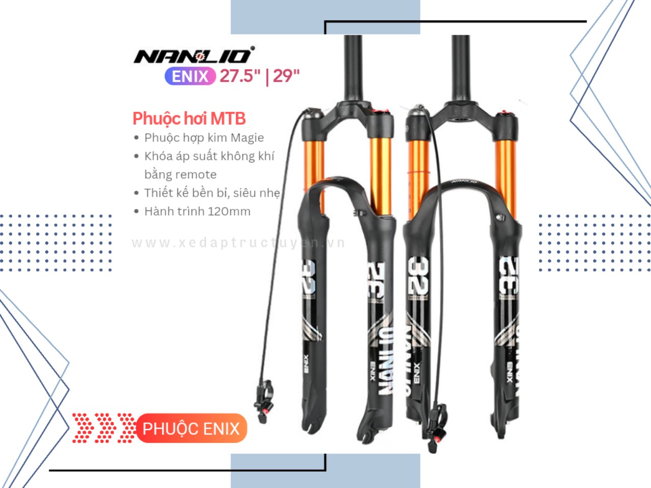 PHUỘC XE ĐẠP MTB 29