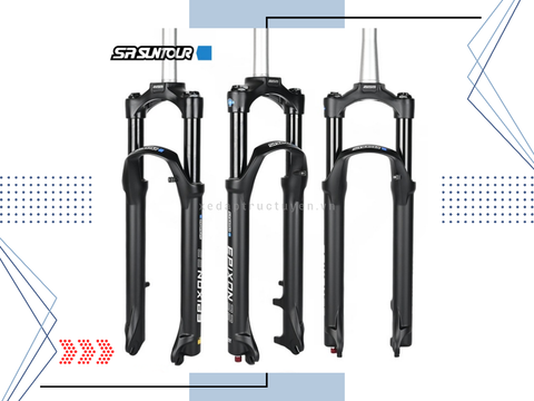 PHUỘC XE ĐẠP MTB 29” - SUNTOUR EPIXON 2024 - HƠI - REMOTE - CỔ THẲNG - THẮNG ĐĨA