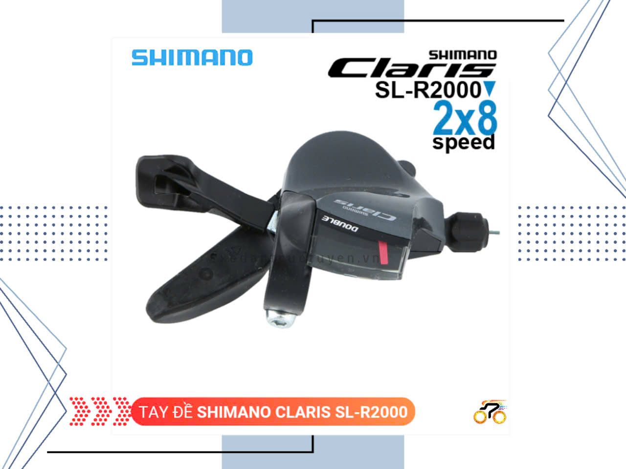 Claris R2000 TAY ĐỀ - SHIMANO CLARIS SL R2000 - BẤM XẢ (2x8 TỐC ĐỘ) – Xe đạp Trực tuyến