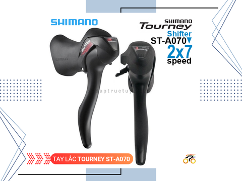 TAY LẮC SHIMANO TOURNEY ST-A070 - (2x7 TỐC ĐỘ)