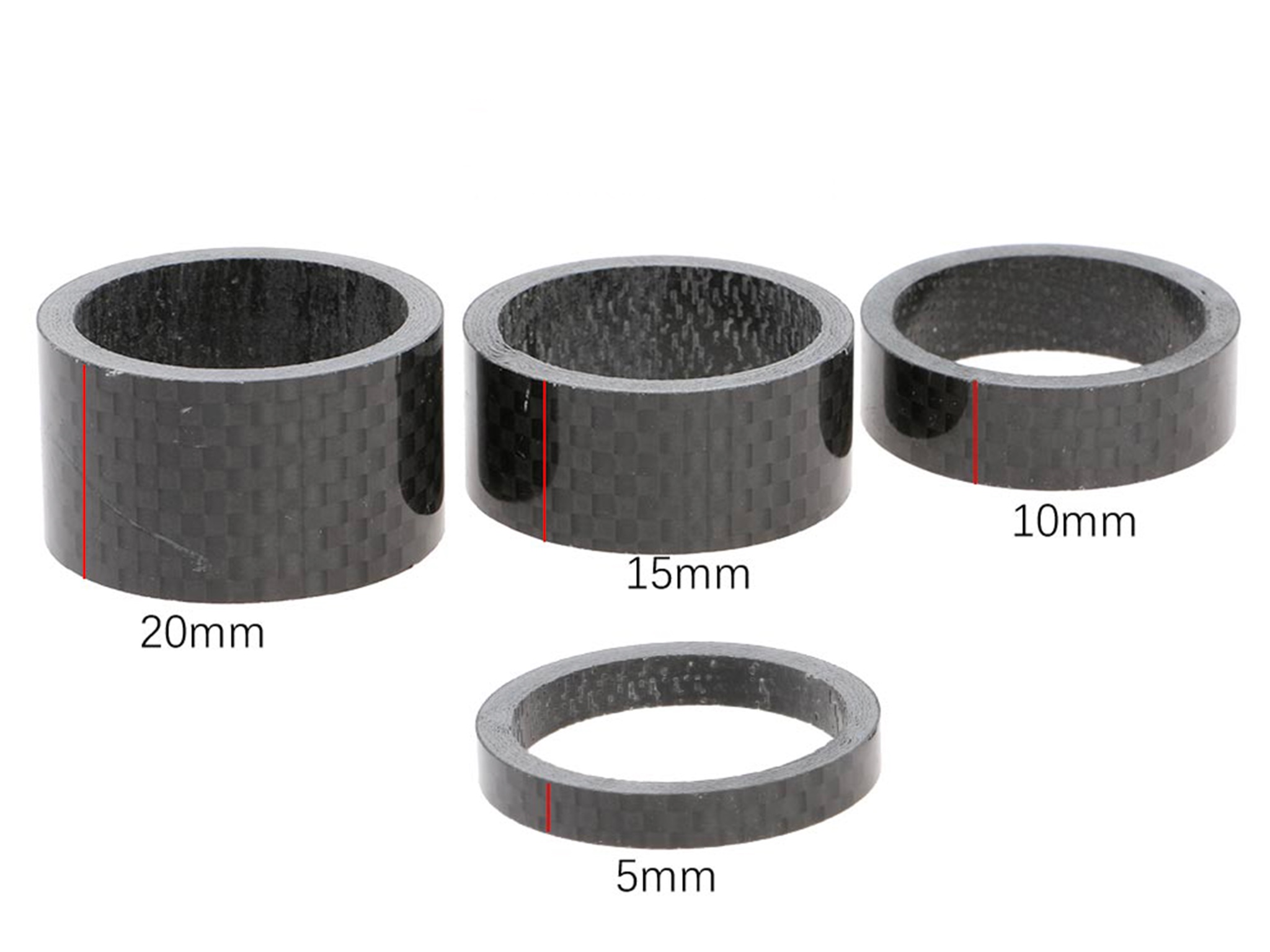 VÒNG CHÊM CỔ XE ĐẠP - CARBON