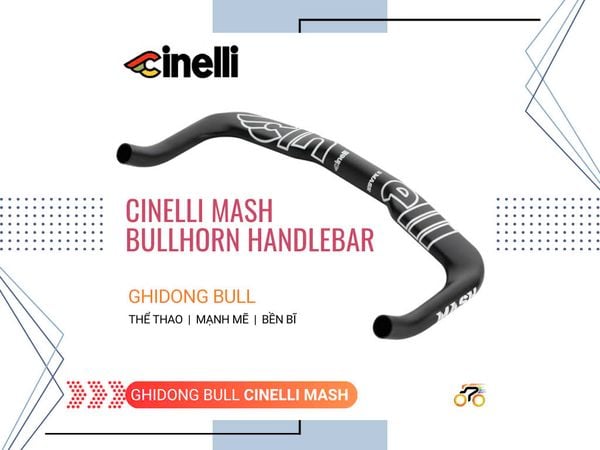 GHI ĐÔNG XE ĐẠP - BULL - CINELLI MASH - 31.8mm
