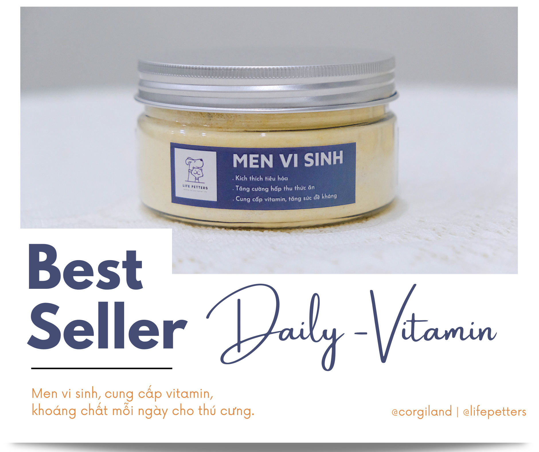  [HOT] Men Vi Sinh - Vitamin Tổng Hợp - Life Petters 