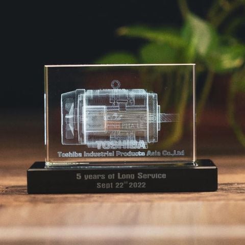 Khối pha lê 3d động cơ điện (3 Size)