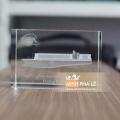 Khối pha lê 3d con tàu (3 Size)