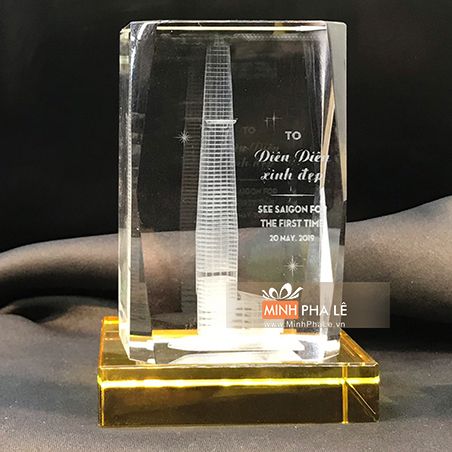 Khối pha lê 3d tòa nhà Bitexco Financial Tower 3D-006