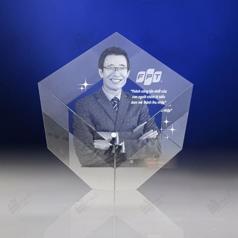 Chân dung 3d khối lập phương 3D-LP (2 size)