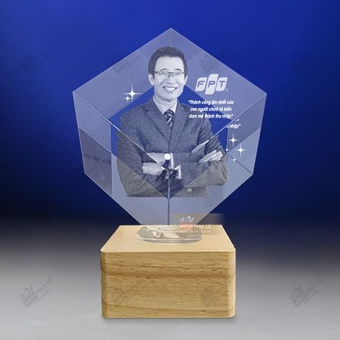Chân dung 3d khối lập phương 3D-LP (2 size)