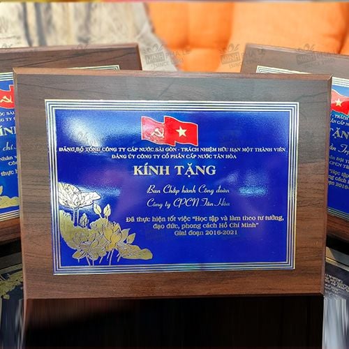 Bảng vinh danh kim loại BVDGD0011