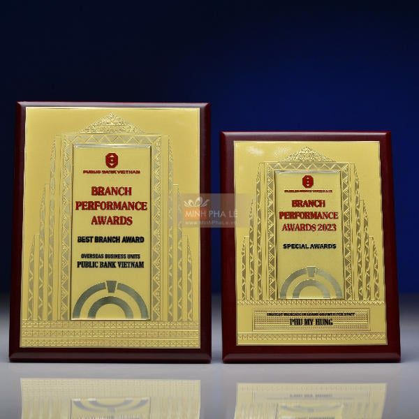 Bảng vinh danh kim loại BVDGD014