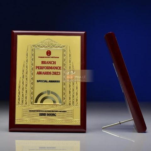 Bảng vinh danh kim loại BVDGD014