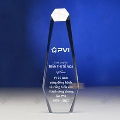 Cúp vinh danh pha lê cao cấp CB013