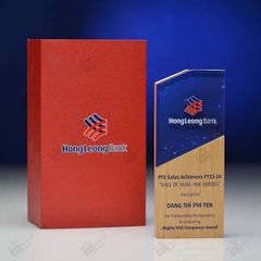 Cúp pha lê gỗ nhiều màu sắc CB031