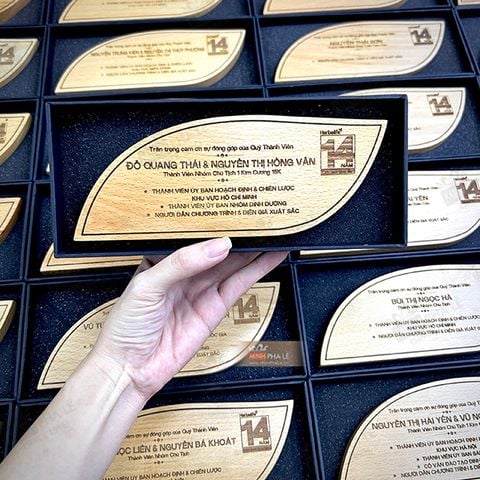 Kỷ niệm chương gỗ G017