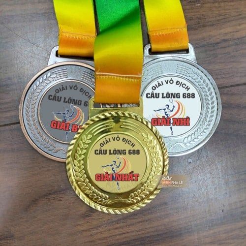 Huy Chương Thể Thao Cao Cấp HC04 Cầu Lông