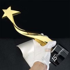 Cúp vinh danh ngôi sao kim loại KL001